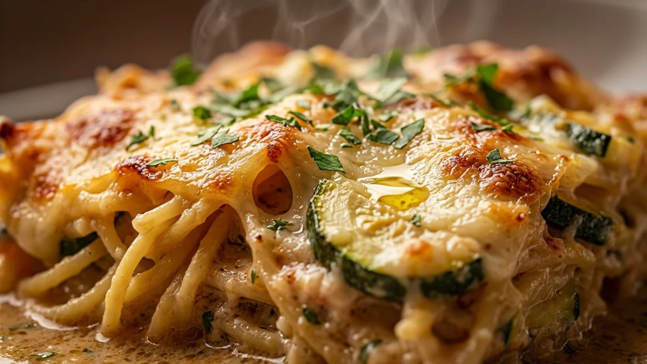 Zapečene testenine sa tikvicama, sirom i pavlakom | Savršen recept
