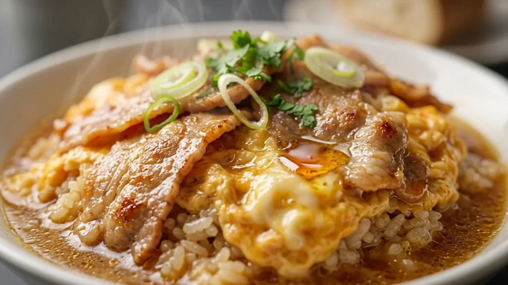 Brzi japanski ručak – bowl sa svinjetinom, pirinčem i jajima | Recept od šefa