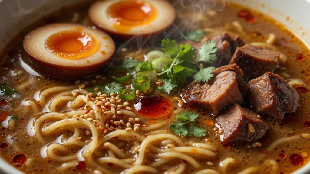 Domaći Ramen sa svinjskim butom i jajima u marinadi | Recept za autentičnu japanšu supu