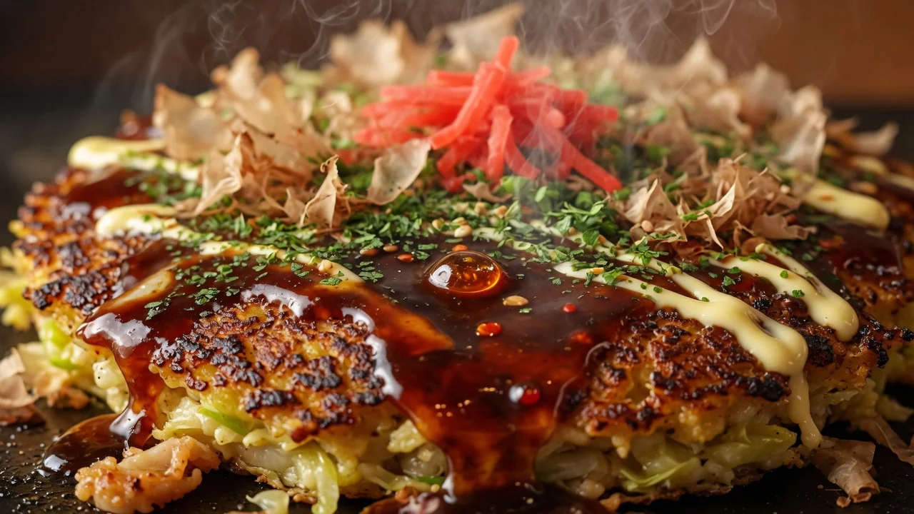 Japanske palačinke Okonomiyaki: Recept, tehnika i nauka iza savršenog slanog specijaliteta