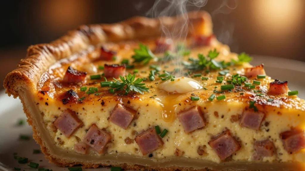 Originalni Quiche Lorraine sa dimljenom šunkom i kremastim jajima | Recept od šefa