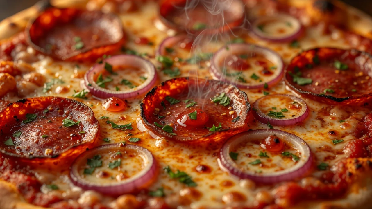 Pizza Diavola Recept: Pikantna Salam i Crveni Luk | Savršena Pica