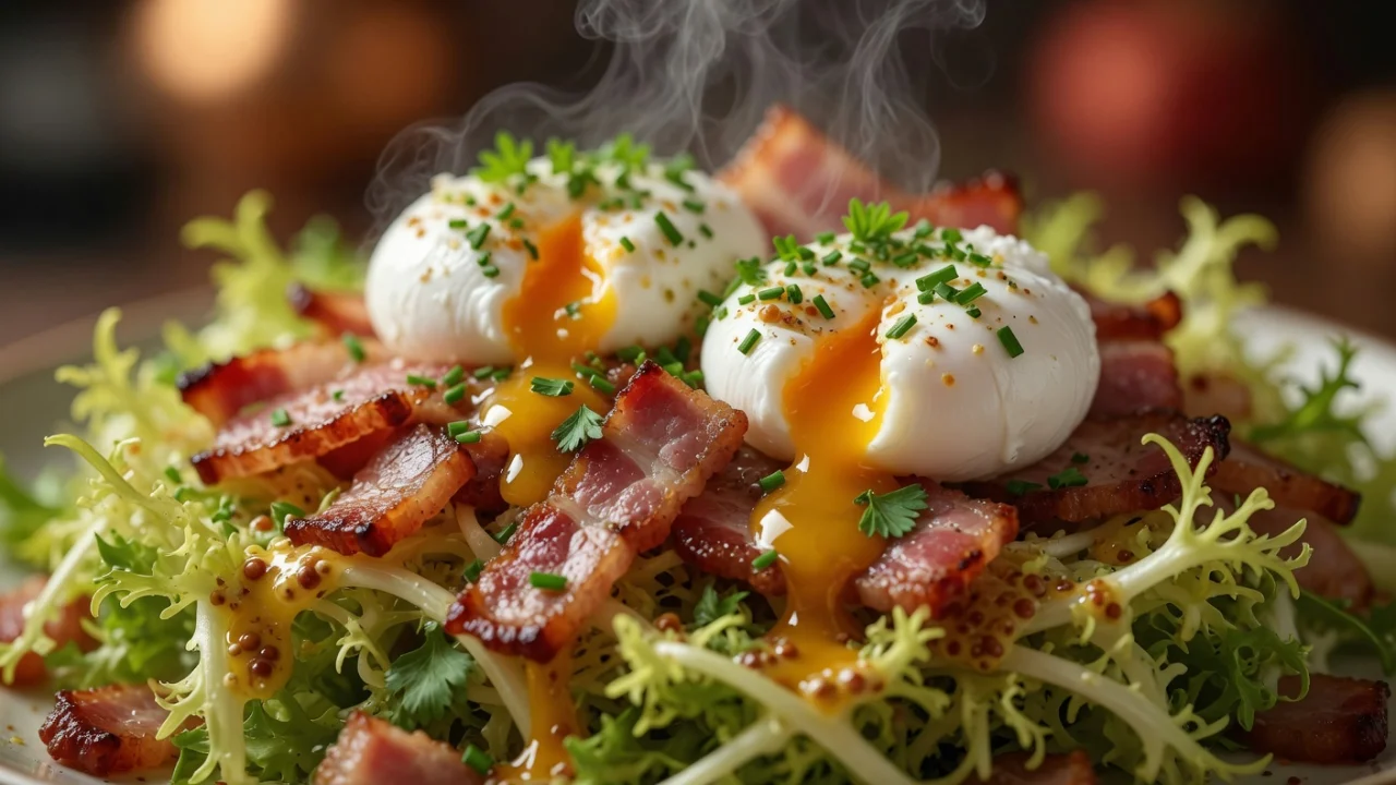 Salade Lyonnaise: Recept za autentičnu francusku salatu sa pečenom slaninom i jajima