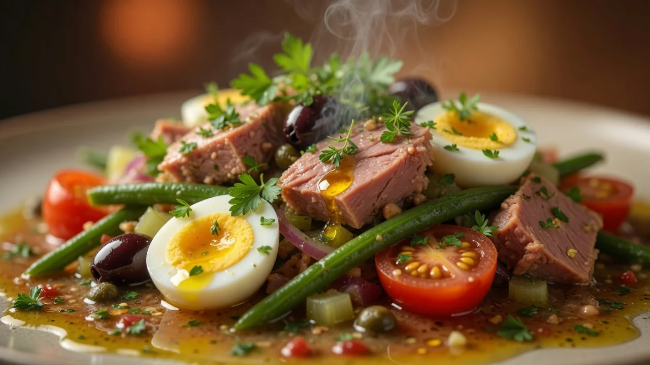 Salade Niçoise sa tunjevinom: Autentični recept i tehnike za savršenu poslasticu