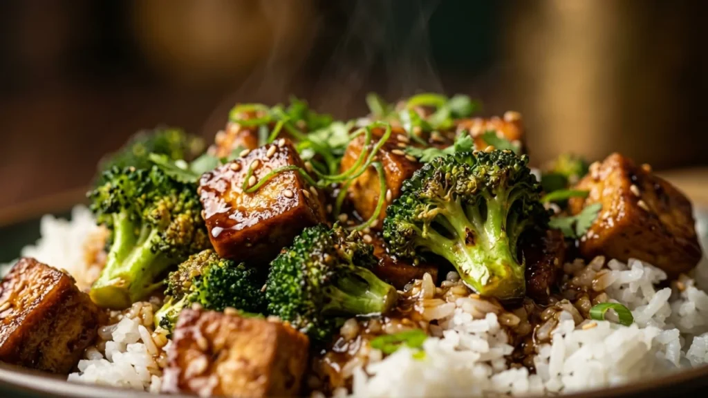 Tofu Teriyaki sa Brokolijem i Pirinčem | Savršen Veganski Obrok | Recept